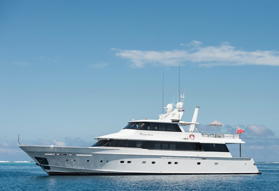 DREAMTIME 113 ft Lloyds Superyacht NYE Charter